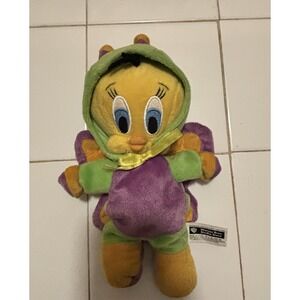 Warner Bros. Studio Store Looney Tunes Tweety Butterfly Plush Small 1999[W]